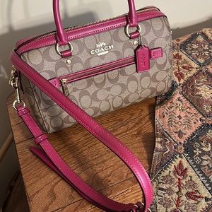 Coach Rowan Satchel In Signature Canvas